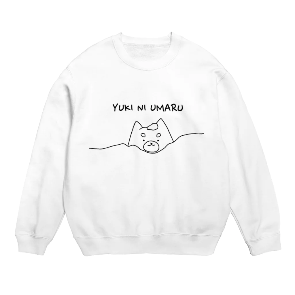 おみせやさんのYUKI NI UMARU Crew Neck Sweatshirt