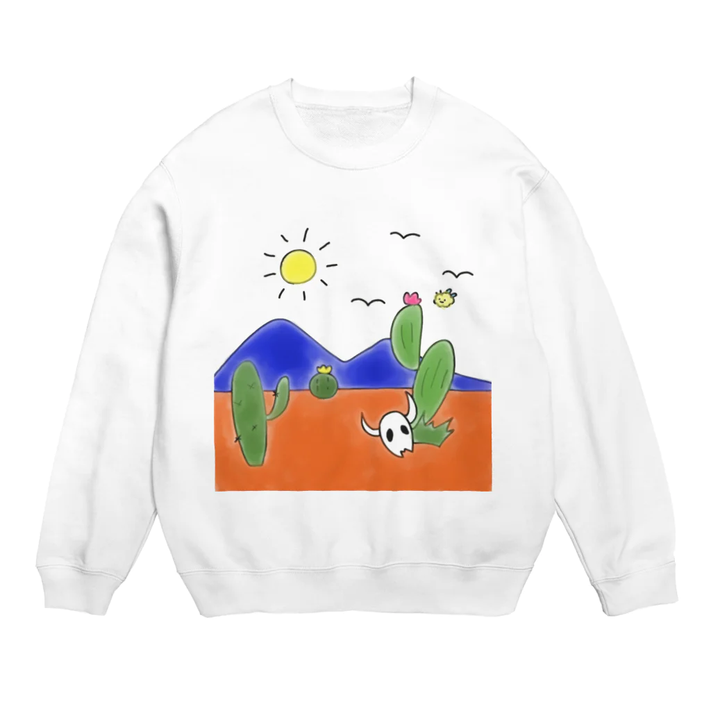 クマバチゴルフ倶楽部のクマバチとメキシカンタイル Crew Neck Sweatshirt