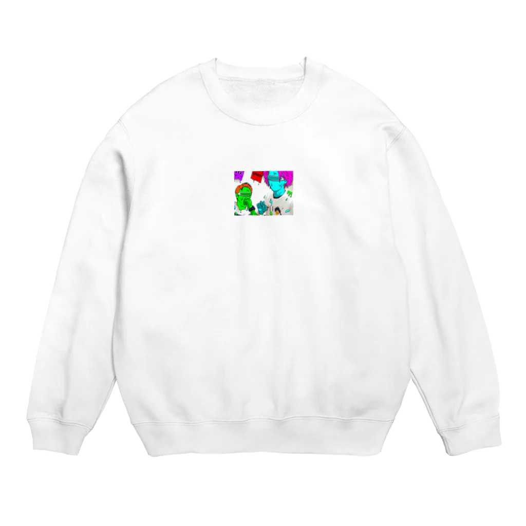 rainynight2260のお腹すいた Crew Neck Sweatshirt