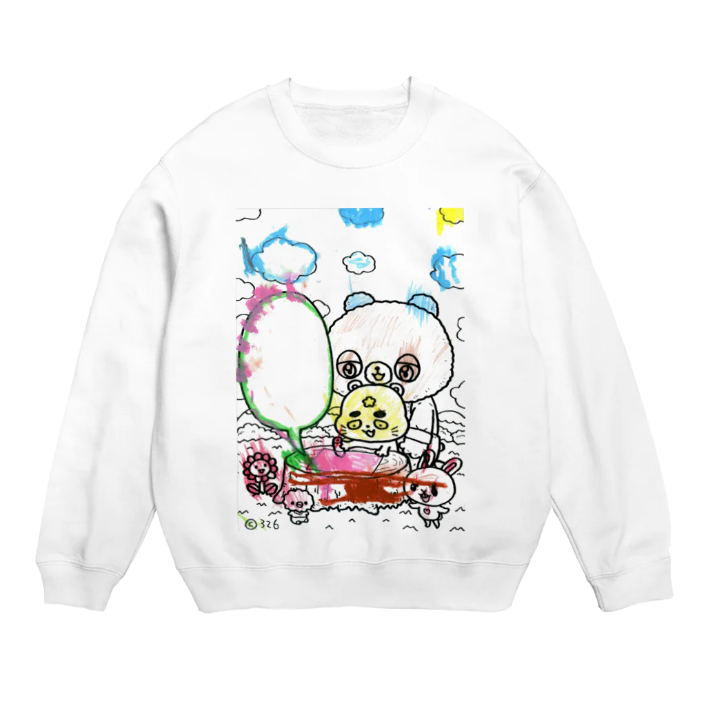 【終了】326（ナカムラミツル）ぬりえの[13:40]ゆうま Crew Neck Sweatshirt