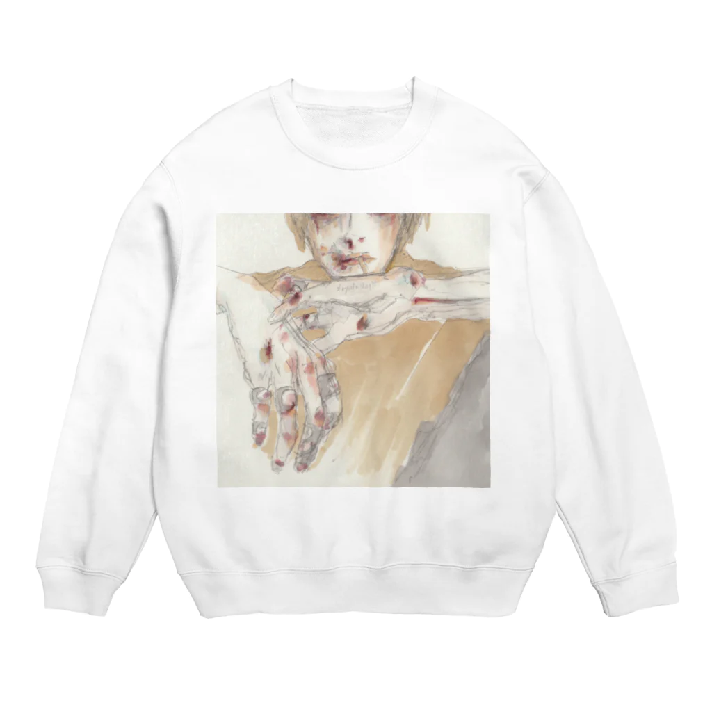 alexietrillisystのThings that linger - side b Crew Neck Sweatshirt