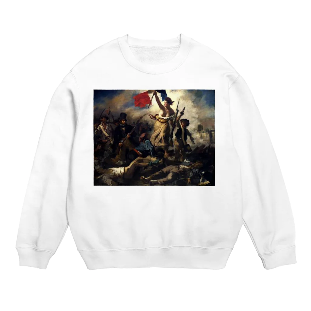 ToyBOXの絵画〜民衆を導く自由の女神〜 Crew Neck Sweatshirt