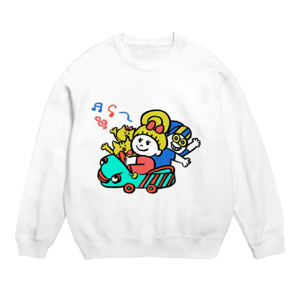 IAM MAIMAI shopのcuicui world Crew Neck Sweatshirt