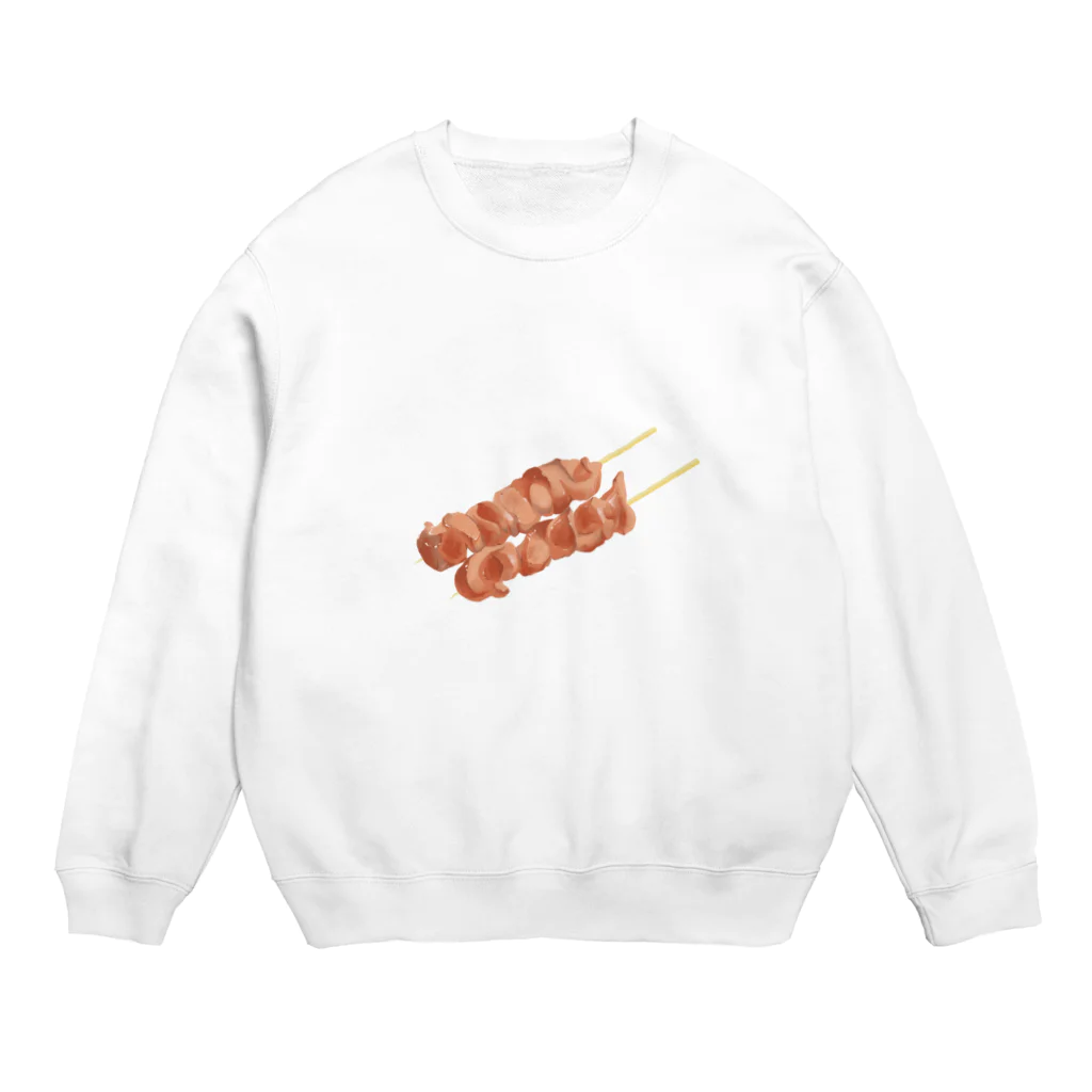 絵を描くサンマの砂肝 Crew Neck Sweatshirt