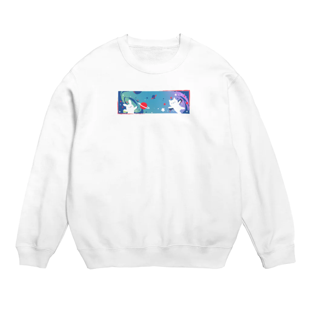 おにぎり先生のにょわにょわにょわん Crew Neck Sweatshirt