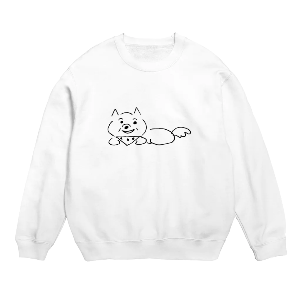 ふりかけのわがままお嬢のポメラニアンふりかけ イラストT Crew Neck Sweatshirt