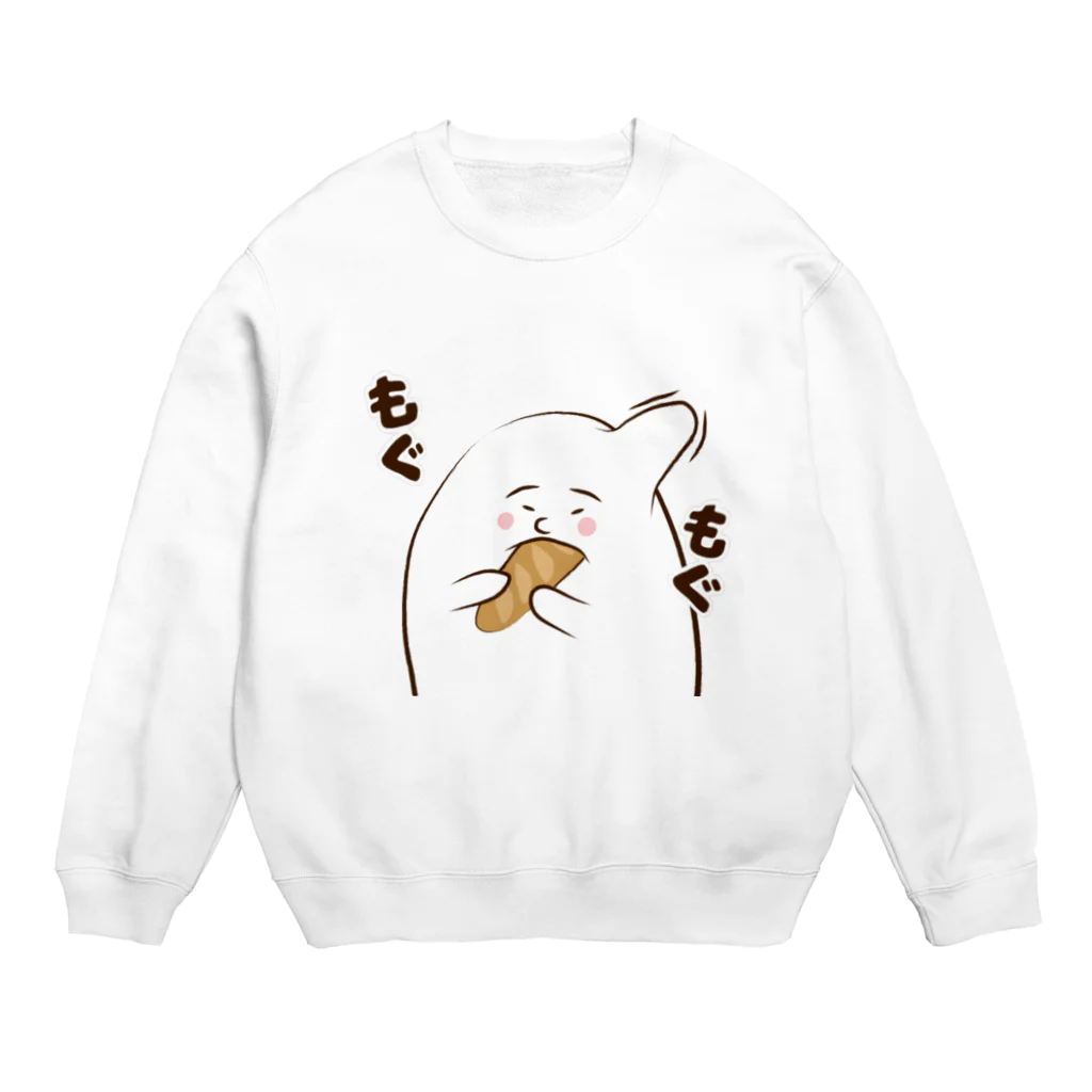 ゆるいおもち屋のゆるいおもち(カラー) Crew Neck Sweatshirt