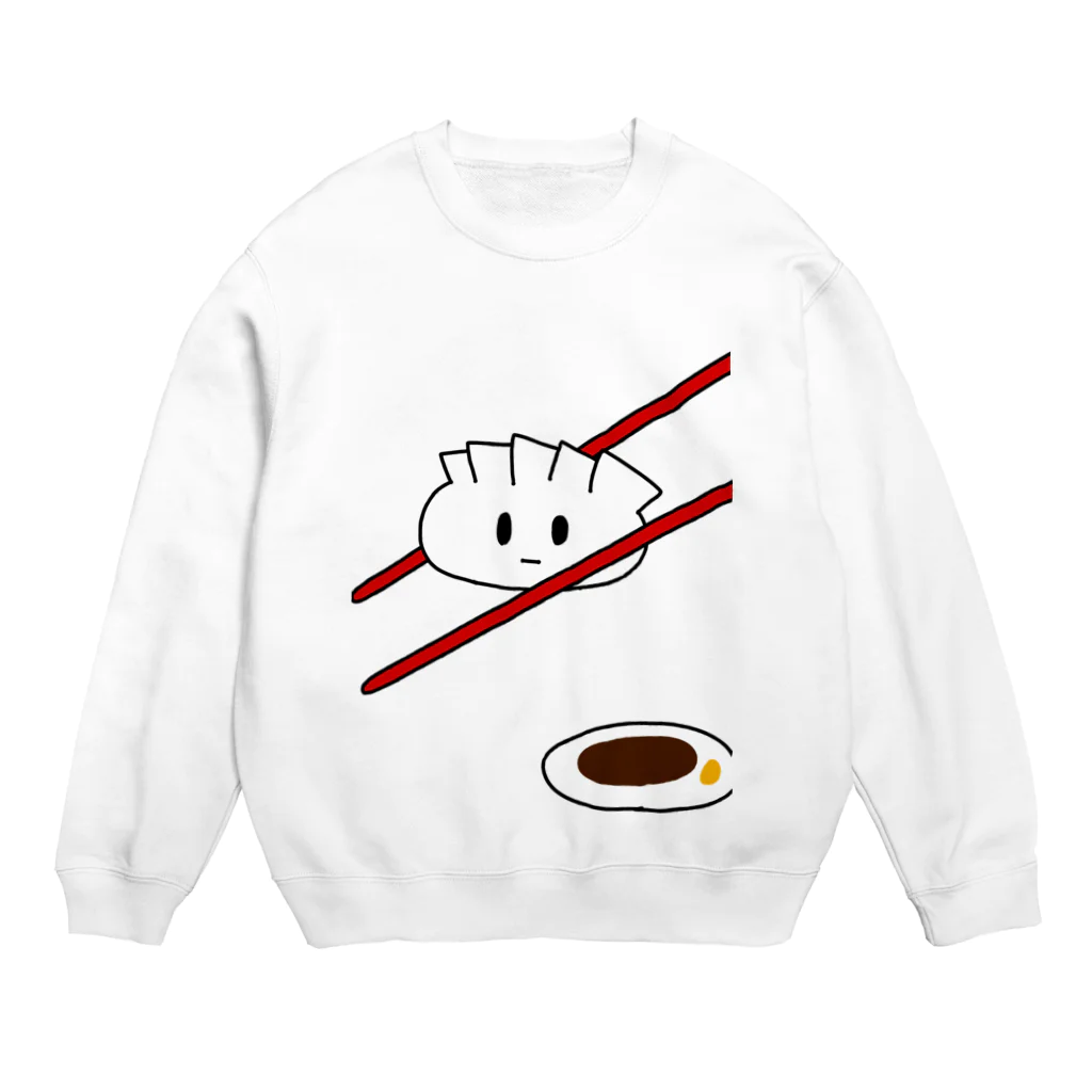 魚雷ちゃんの餃子の赤ちゃん Crew Neck Sweatshirt