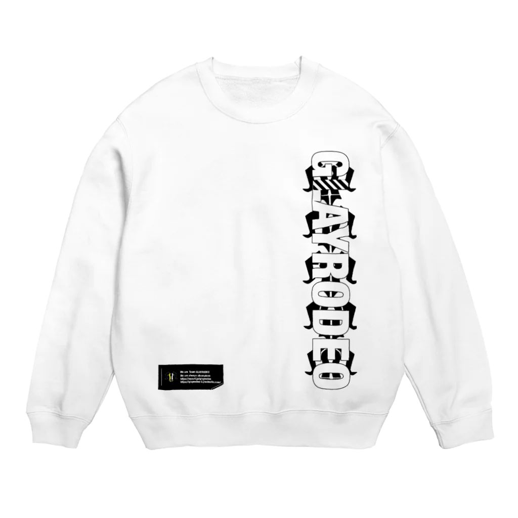 TEAM GLAY  RODEOの Team GLAYRODEO new sweat Crew Neck Sweatshirt