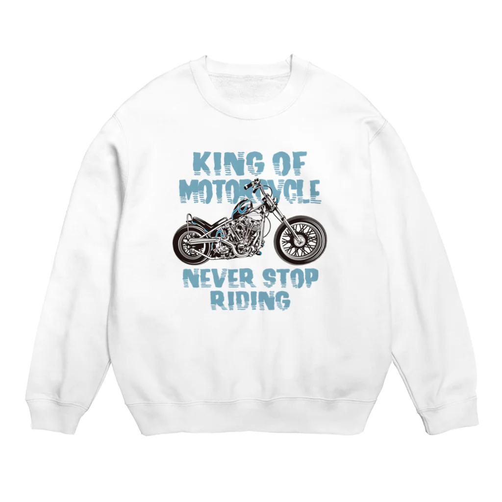 KEISのハーレー モーターサイクル Crew Neck Sweatshirt