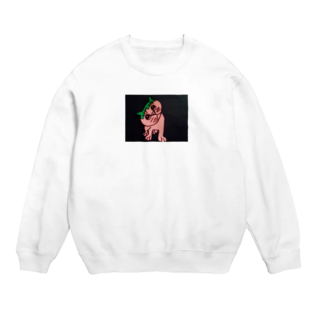 Isajincafeの猫のすみれちゃん Crew Neck Sweatshirt