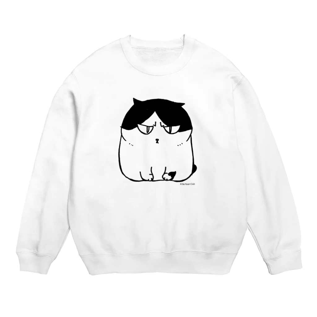 猫ドМさん専用猫グッズのお店　びーにゃんくらぶのふしぎ猫　コムちん Crew Neck Sweatshirt