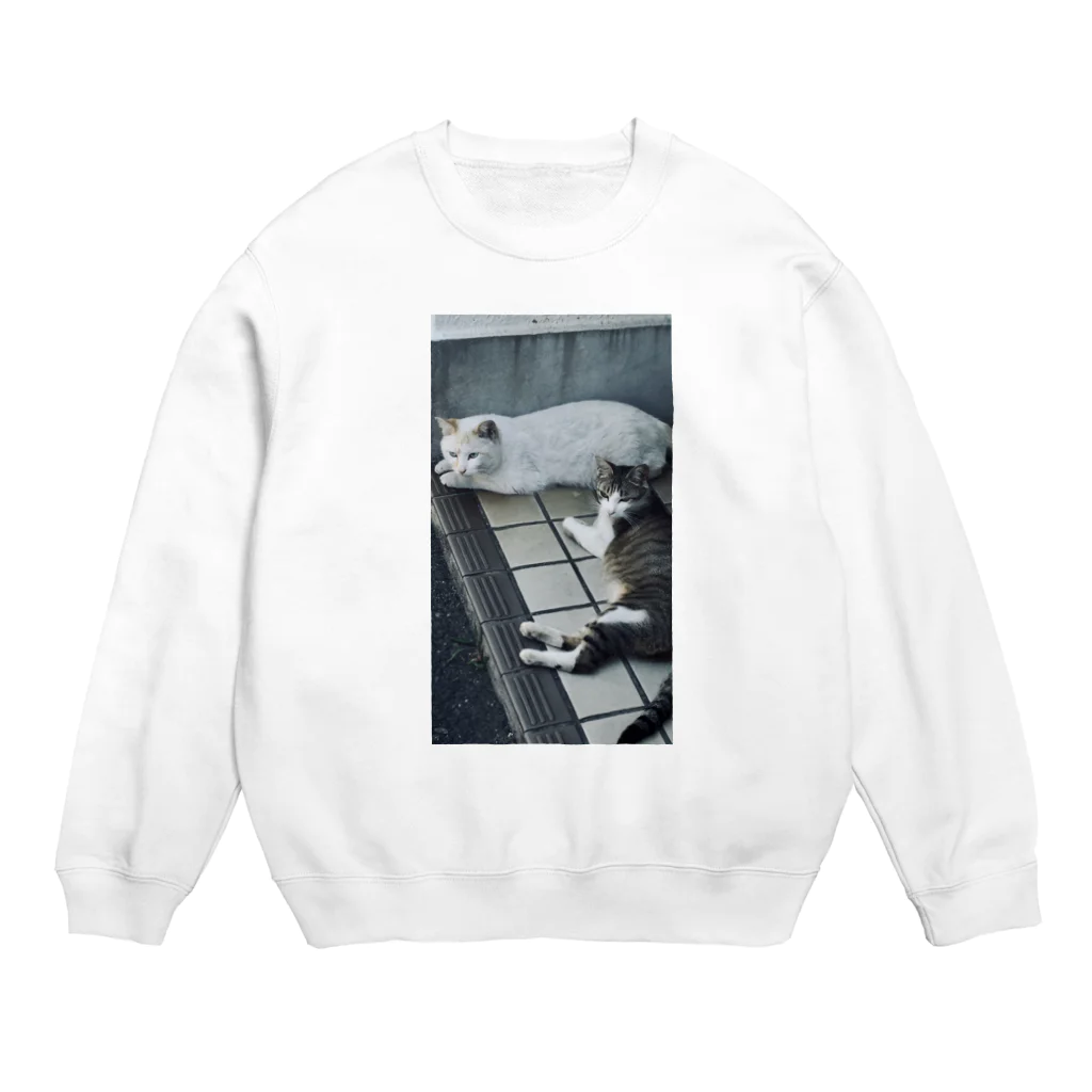 ナスボの野生の猫 Crew Neck Sweatshirt