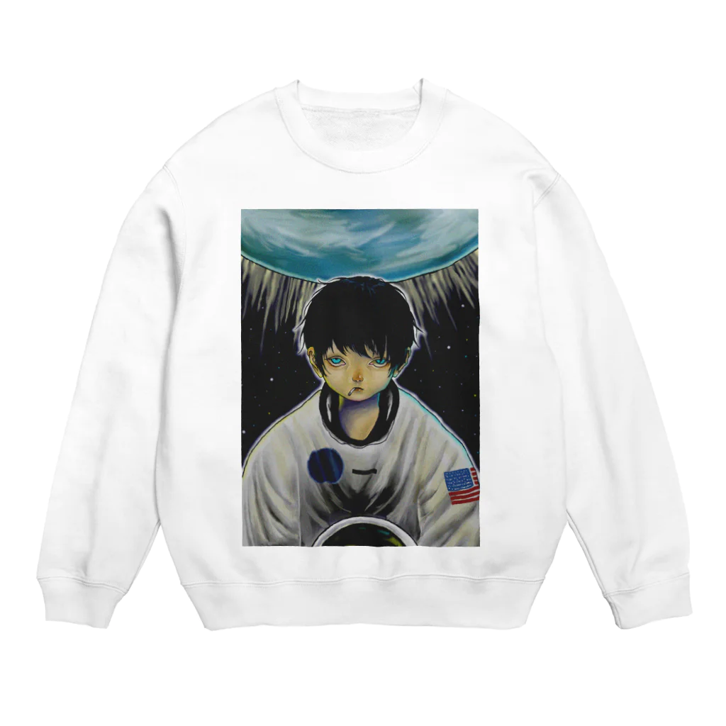 茄子の宇宙戦士 Crew Neck Sweatshirt