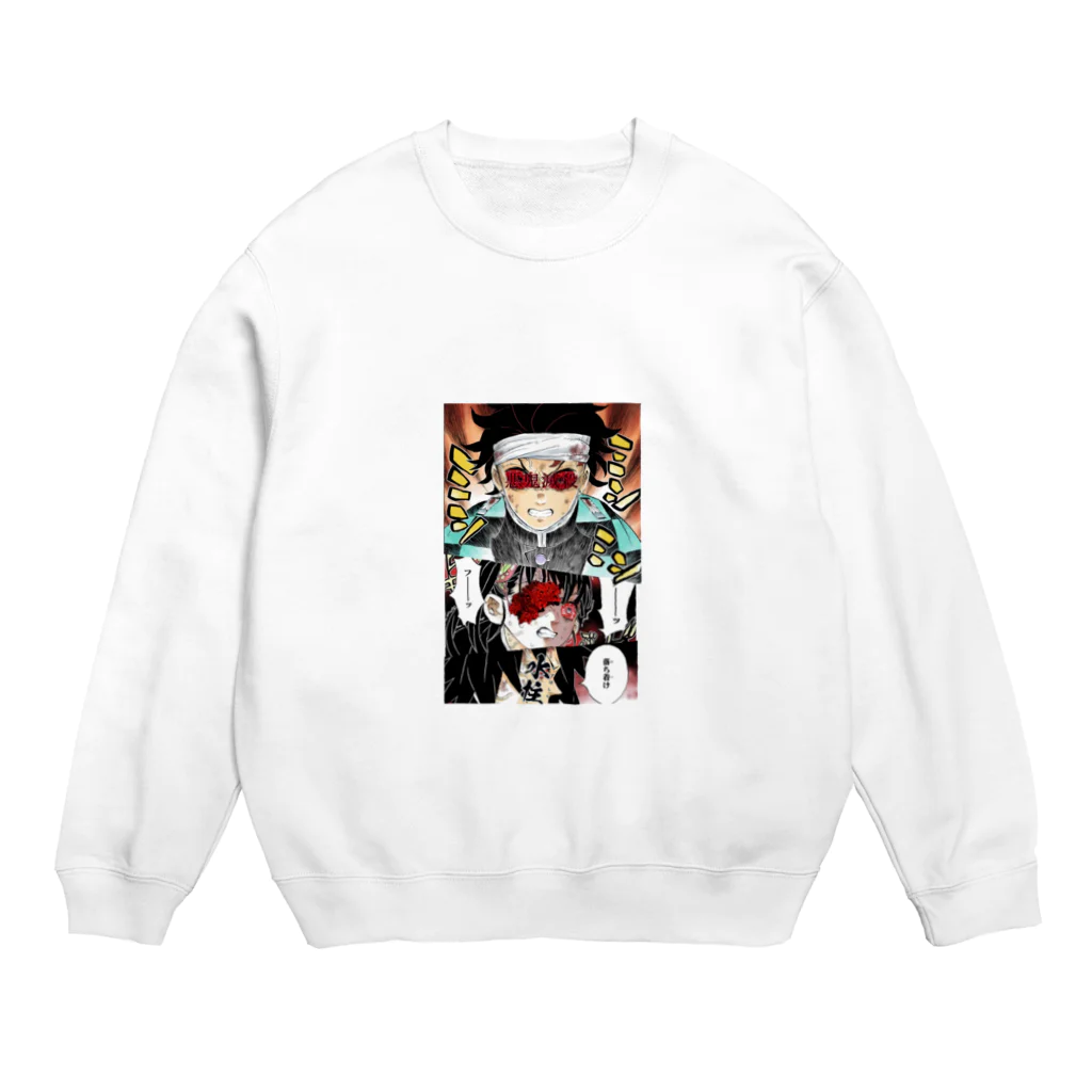 _GOLDENWIND_の悪鬼滅殺 Crew Neck Sweatshirt