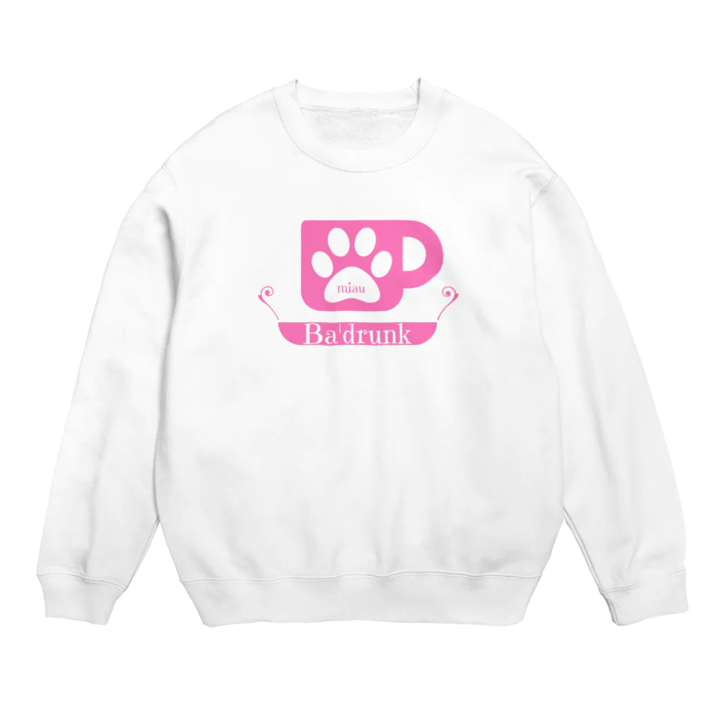 Ba'drunkのBa'drunk for Girls ロゴ Crew Neck Sweatshirt