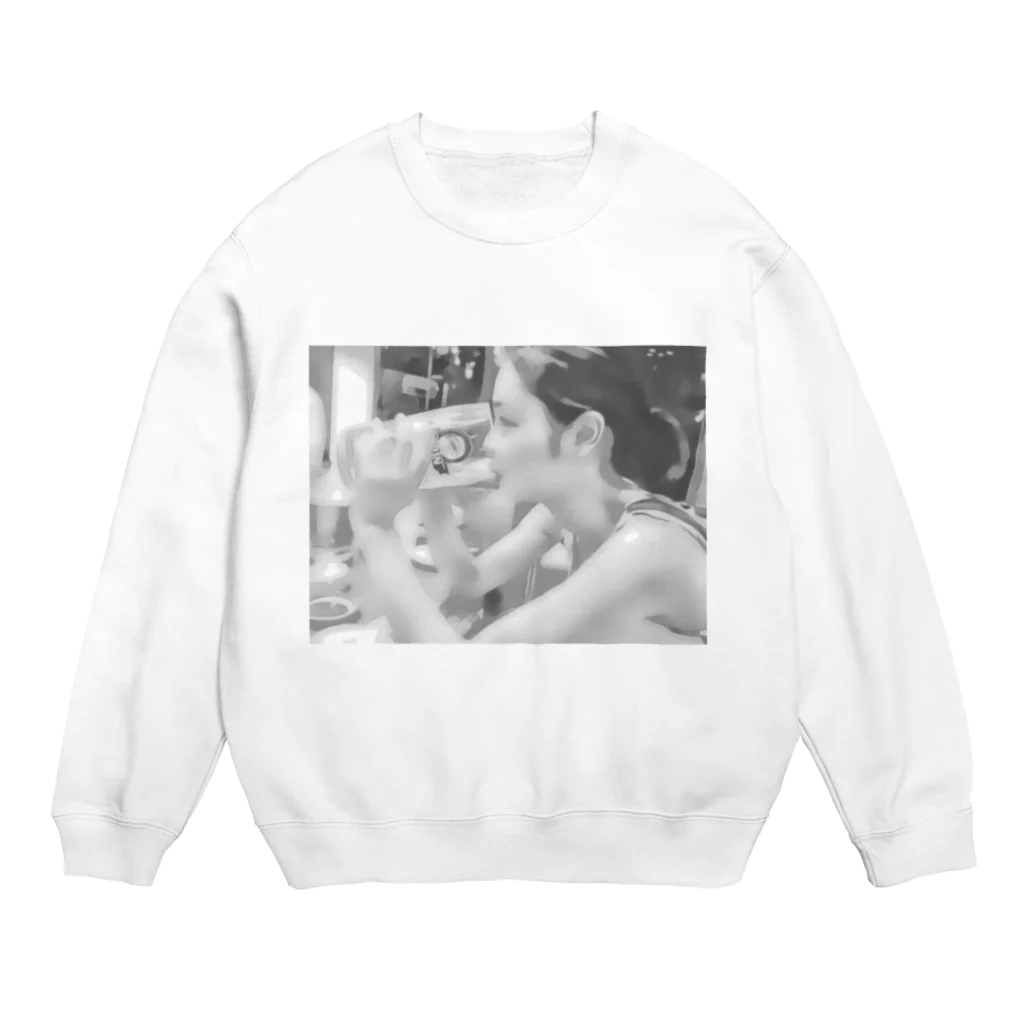 funny girl.designのfunny girl モノクロ Crew Neck Sweatshirt