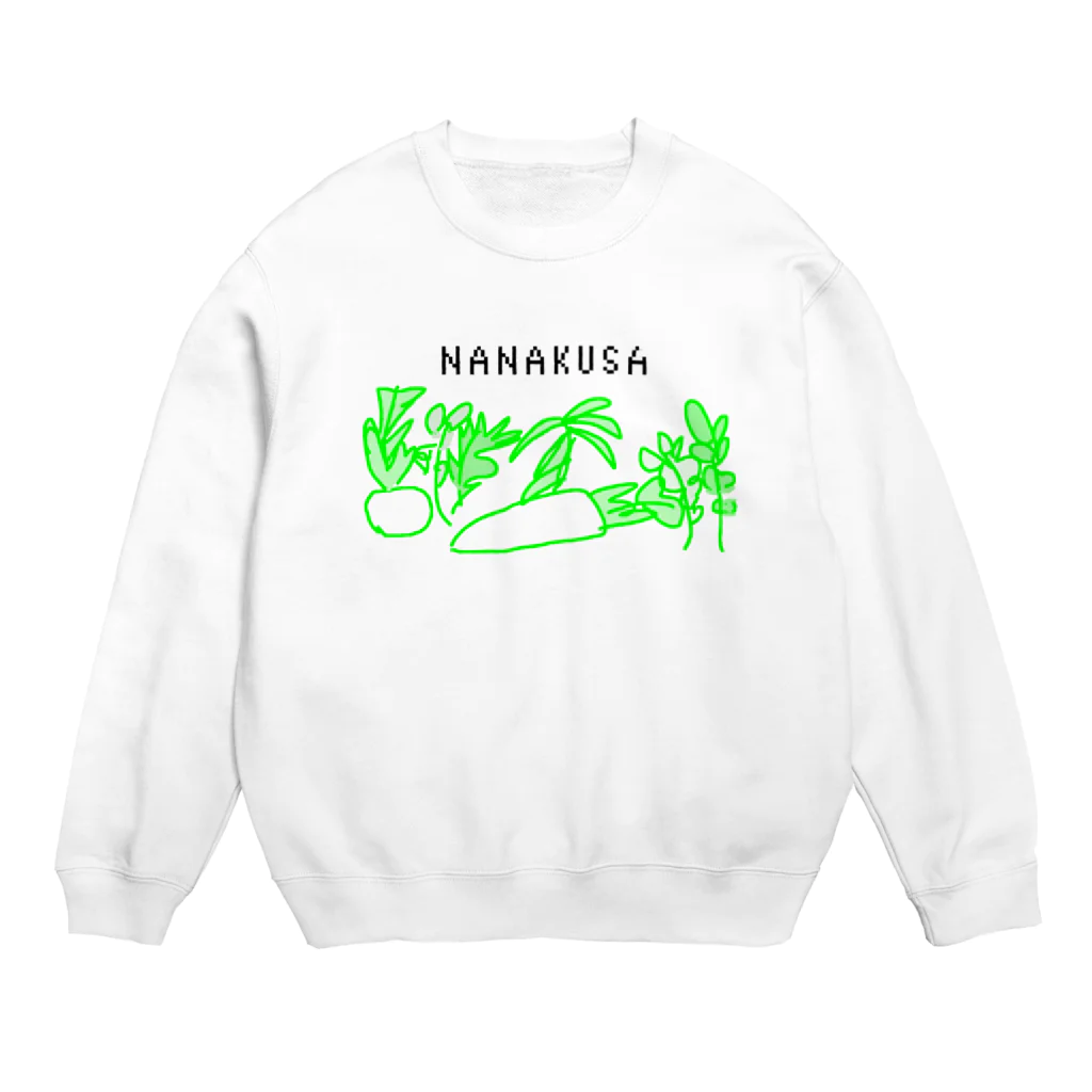 ダイナマイト87ねこ大商会の七草 Crew Neck Sweatshirt