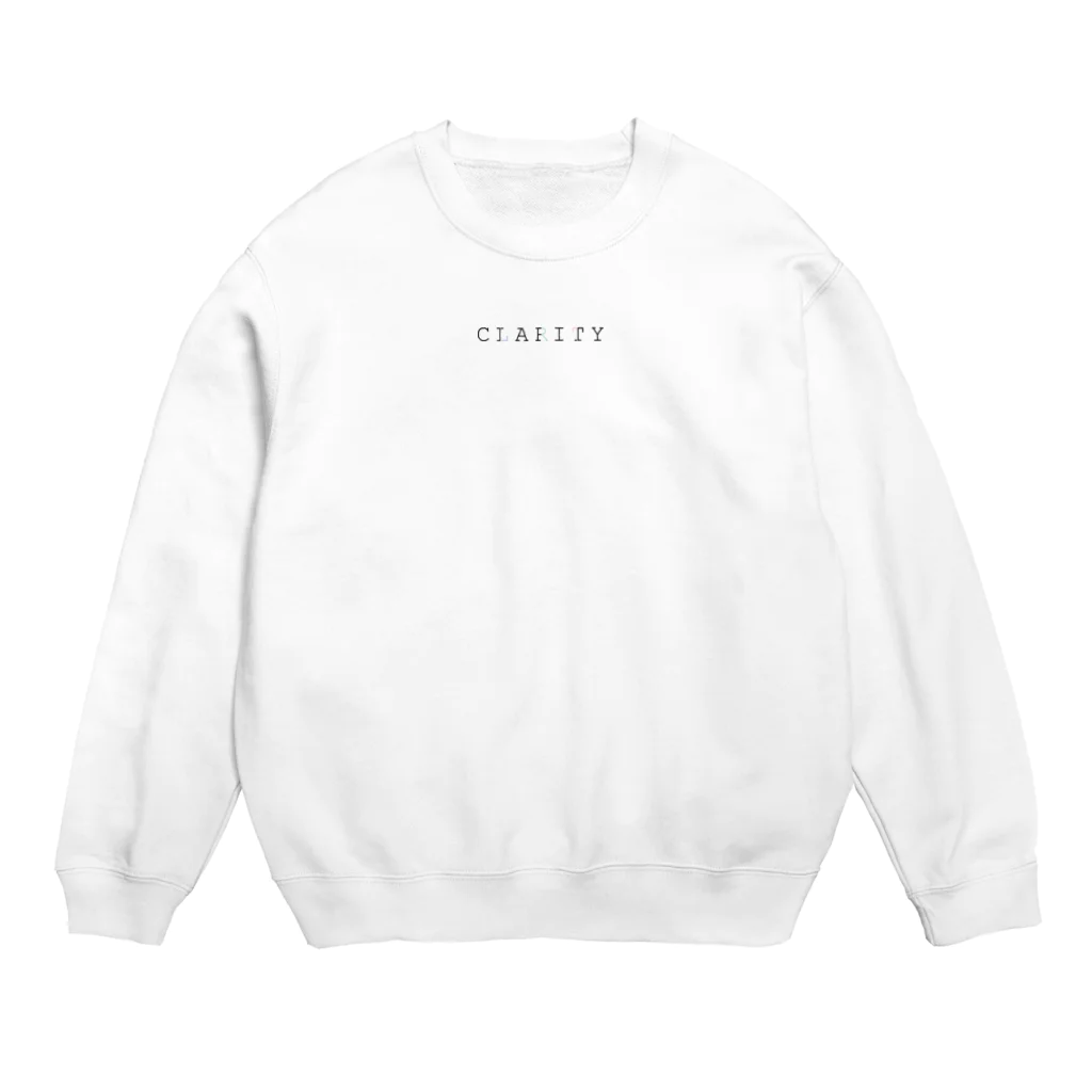 CLARITYのCLARITY　logo 2 Crew Neck Sweatshirt