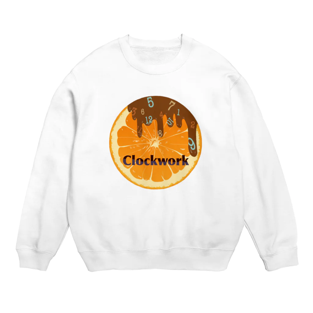 東江のチョコじかけのオレンジ Crew Neck Sweatshirt