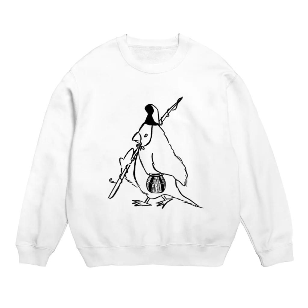 らじお堂の釣りぶんてふ Crew Neck Sweatshirt