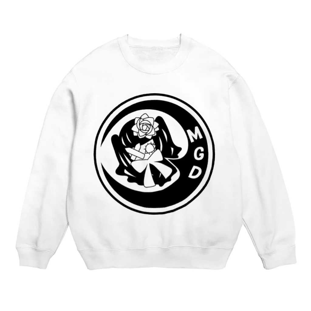 15milkのおみせやさんのMGD by蟲宮つきの Crew Neck Sweatshirt