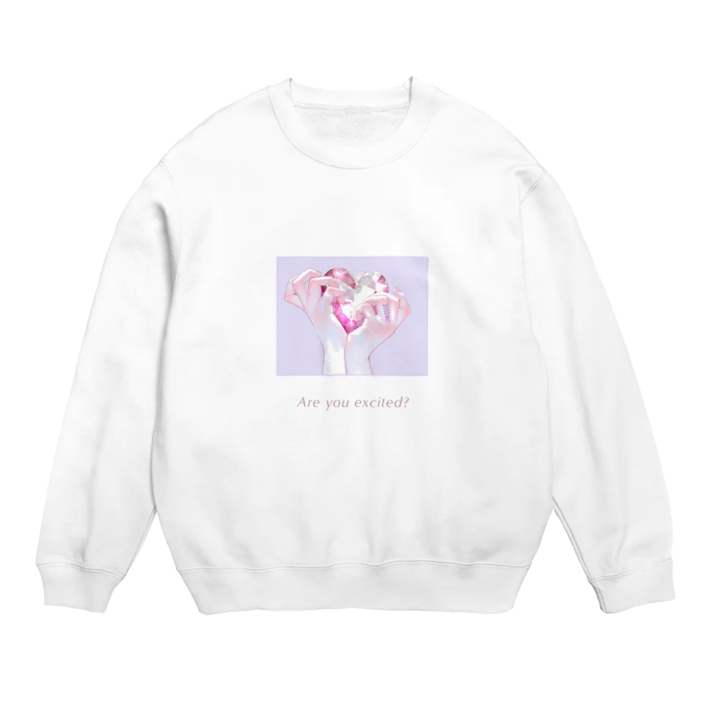 火垂るのAre you excited? Crew Neck Sweatshirt