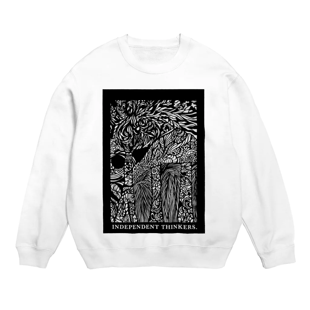 Independent thinkers.の邪悪の三塔 Crew Neck Sweatshirt