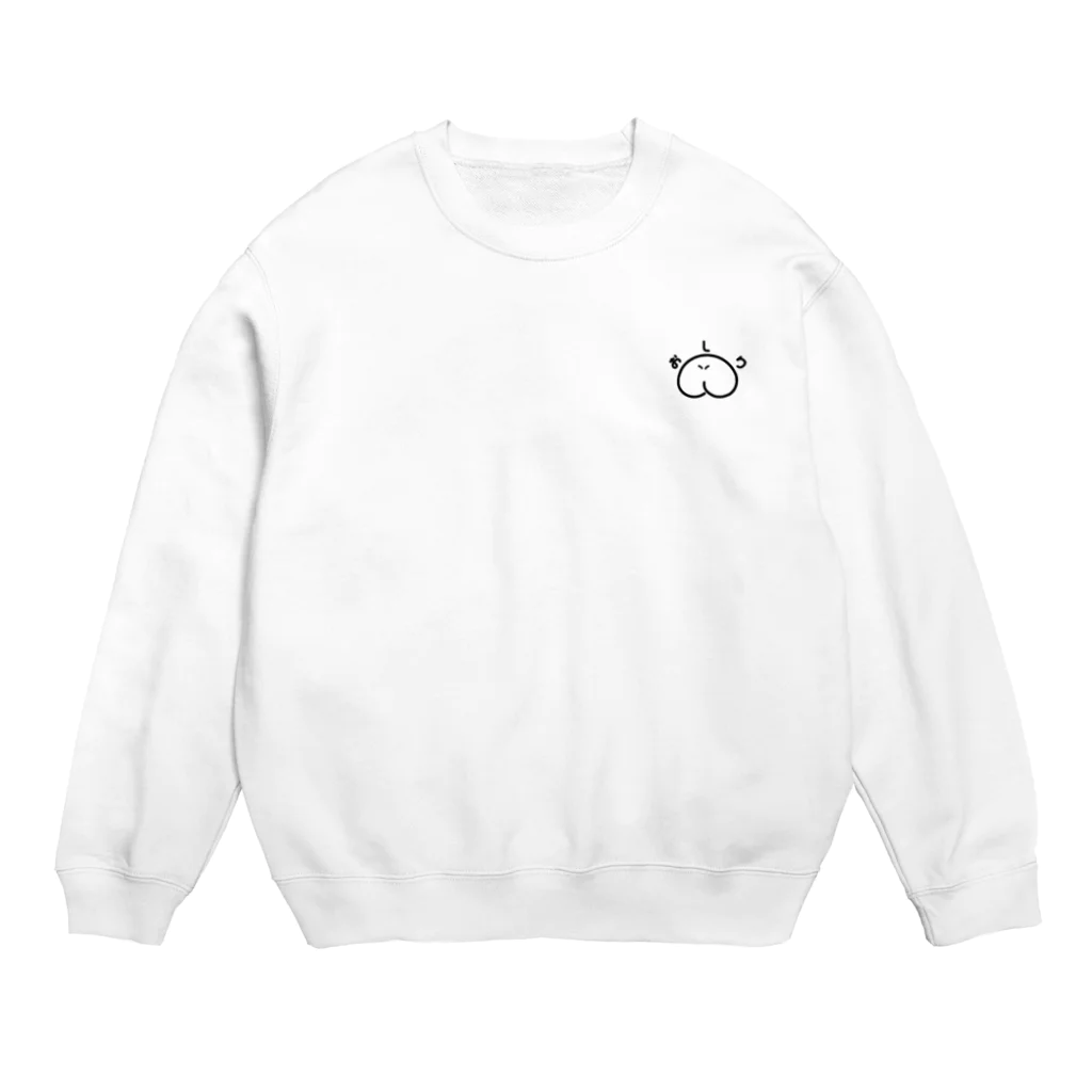 太っちょのおしりシリーズ Crew Neck Sweatshirt