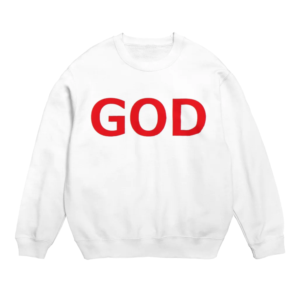 アメリカンベース のGOD 神様 Crew Neck Sweatshirt