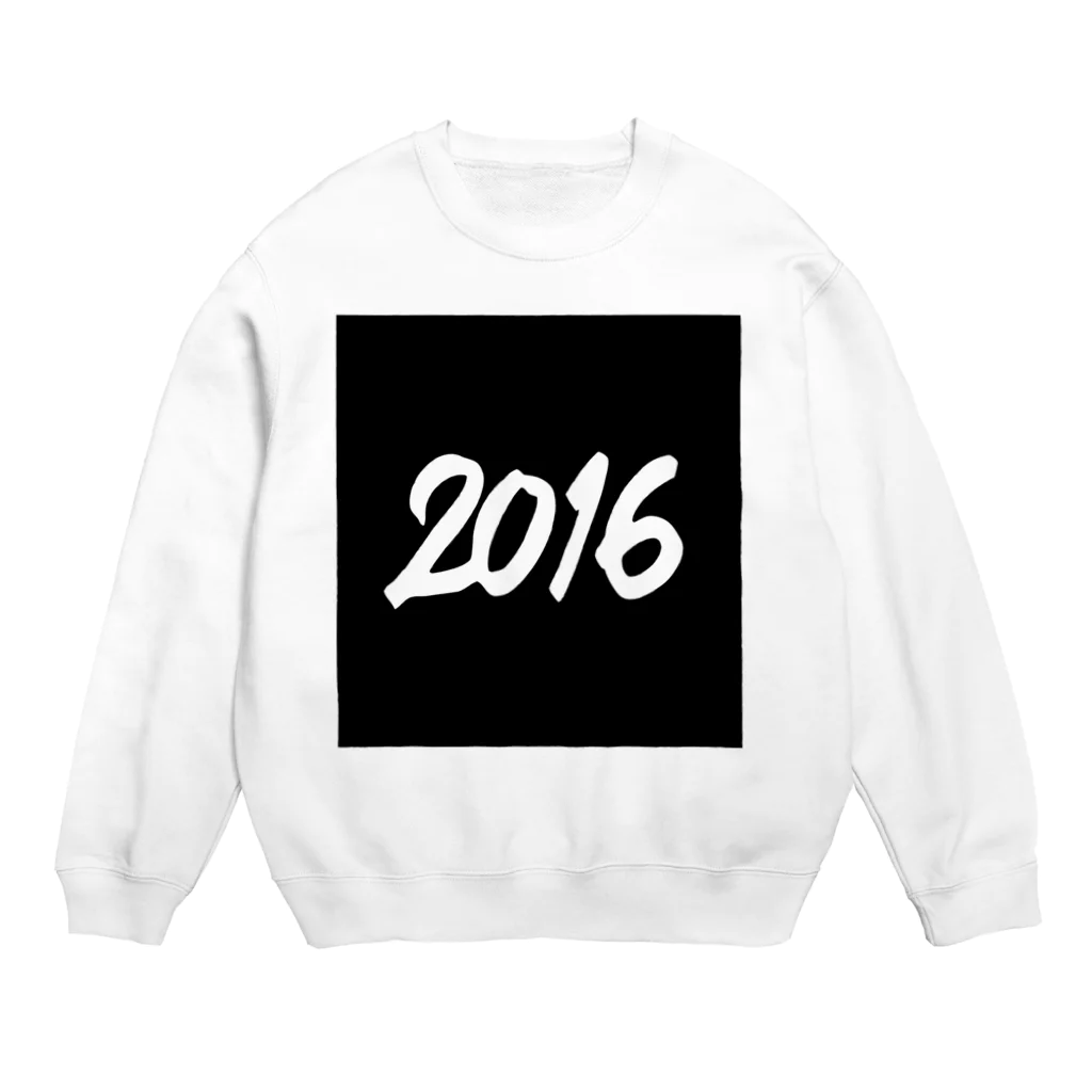 HAPPY 2016の2016正月グッズ SQUARE 666 BLACK Crew Neck Sweatshirt