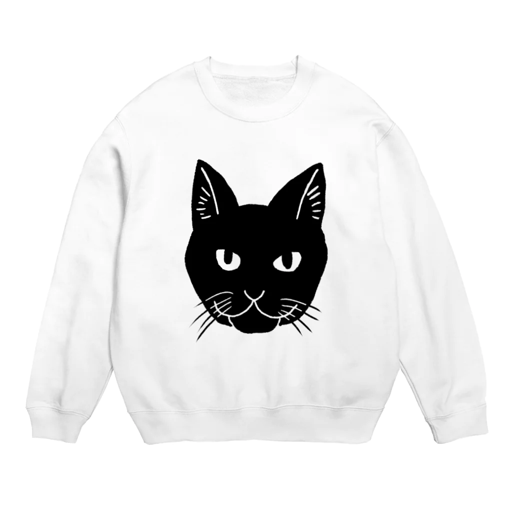 渡邊野乃香のお店の黒猫ジジ Crew Neck Sweatshirt