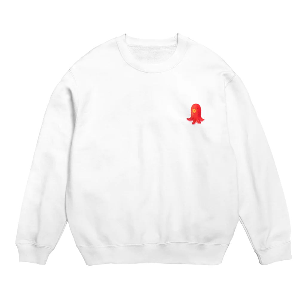 みぞれのタコさんウインナーといっしょ Crew Neck Sweatshirt