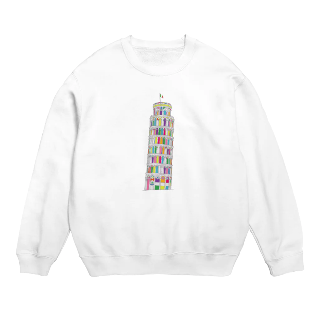 Panic JunkieのTorre di Pisa Crew Neck Sweatshirt