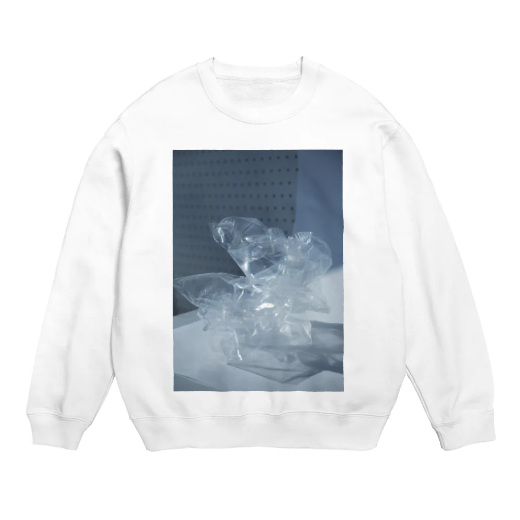 写真家 古熊美帆の透明な袋 Crew Neck Sweatshirt