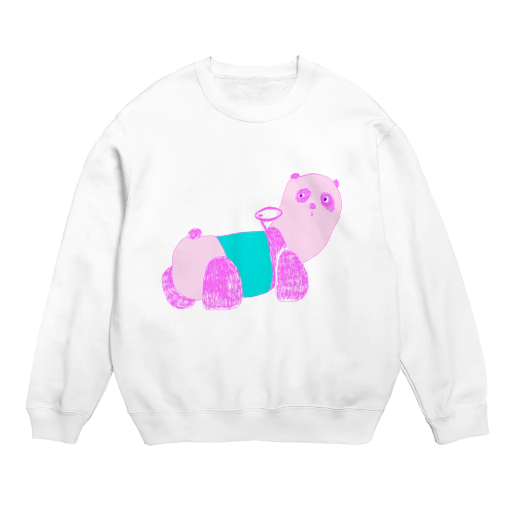 NIKORASU GOのユメカワパンダカー Crew Neck Sweatshirt