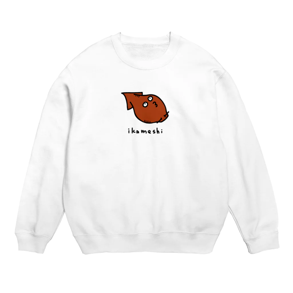 PokuStarのいかめし Crew Neck Sweatshirt