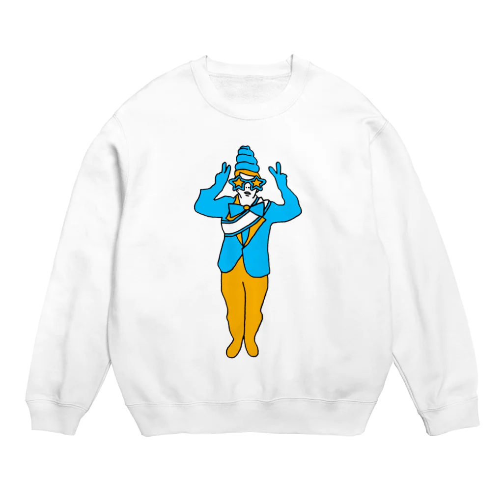 オモロ川だいすけグッズのセイシュン川 Crew Neck Sweatshirt