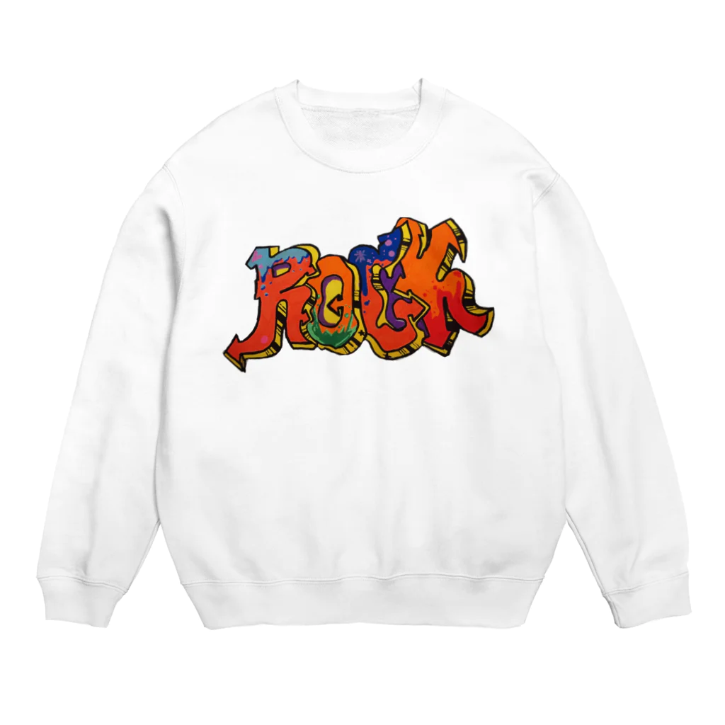 レジ打ちファンタジスタのROCK Crew Neck Sweatshirt