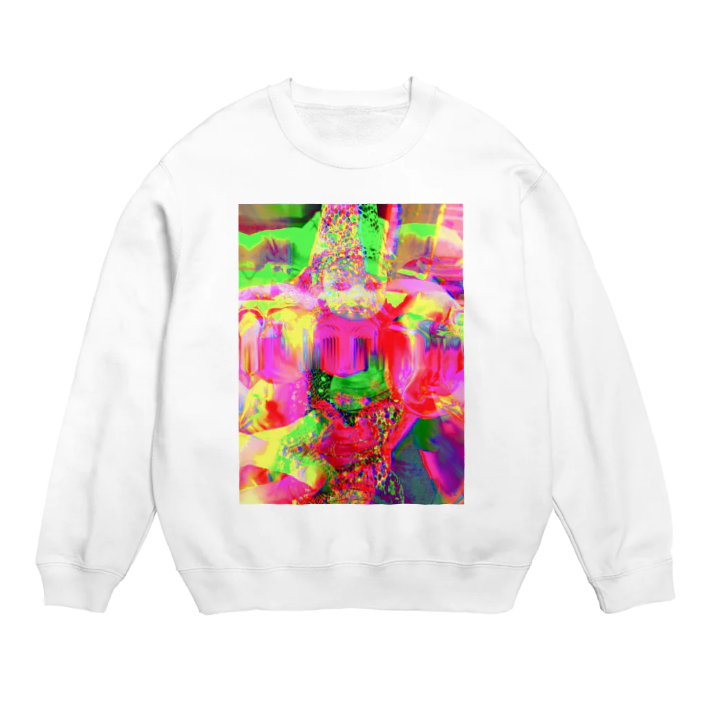 egg Artworks & the cocaine's pixの₵∅€Å|η≠￠₶₳η℘ Crew Neck Sweatshirt