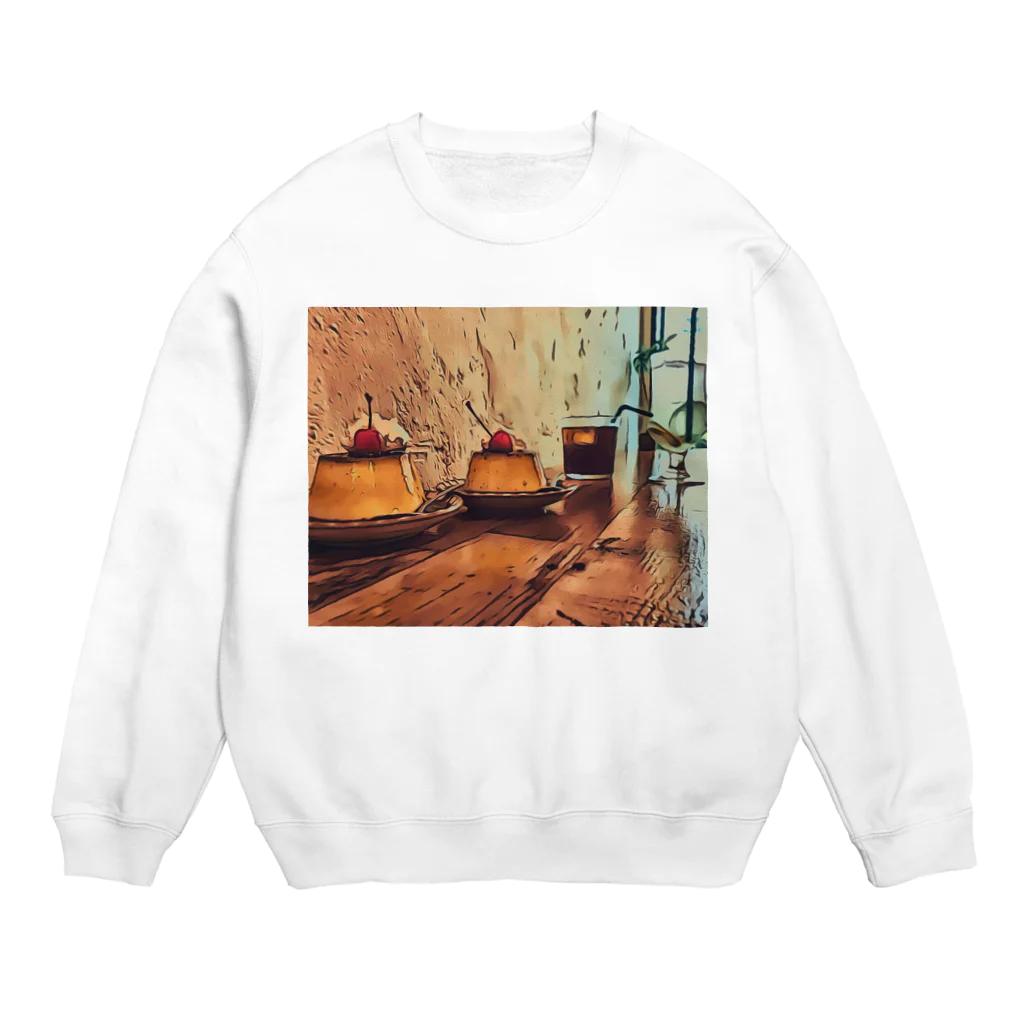 たいが。のぷりん。 Crew Neck Sweatshirt