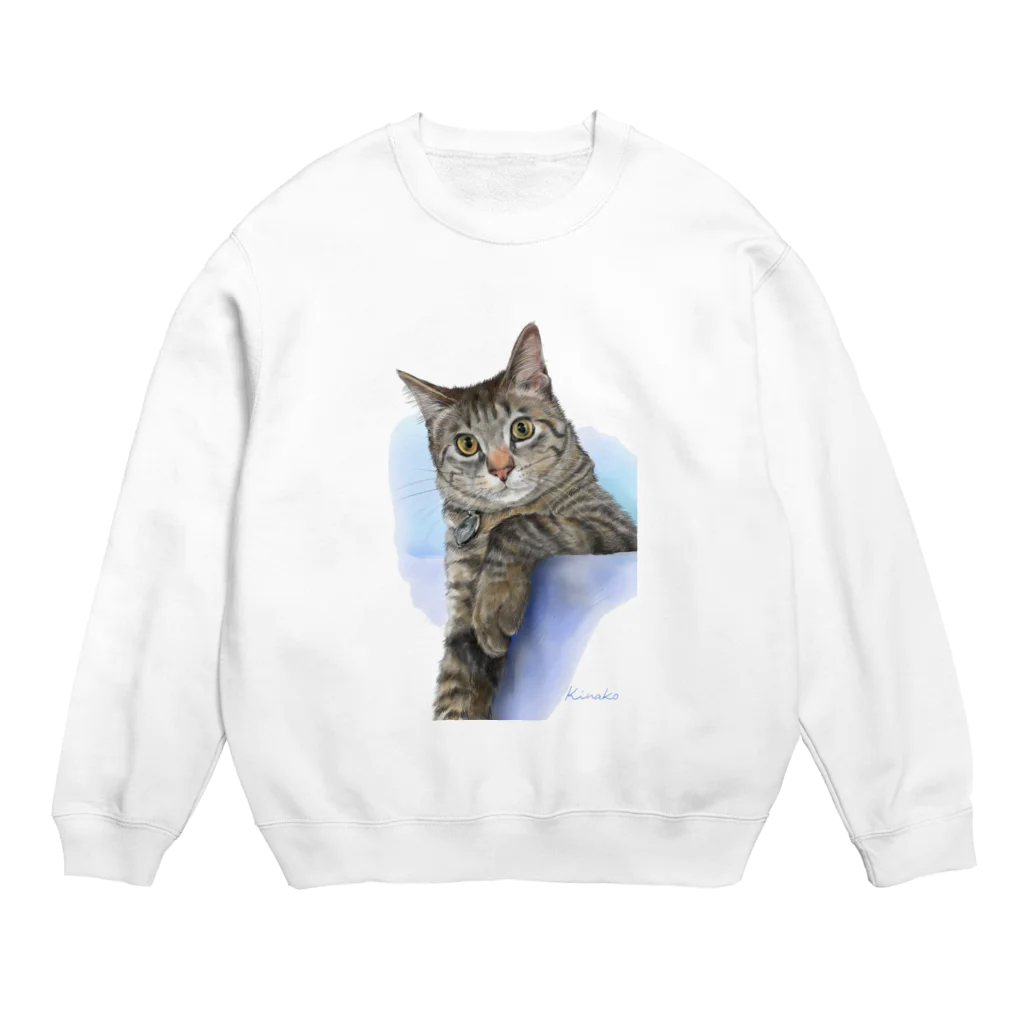 きなこのぽんたくん Crew Neck Sweatshirt