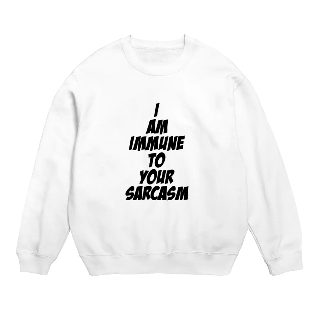 eveningculottesのI am immune to your sarcasm スウェット