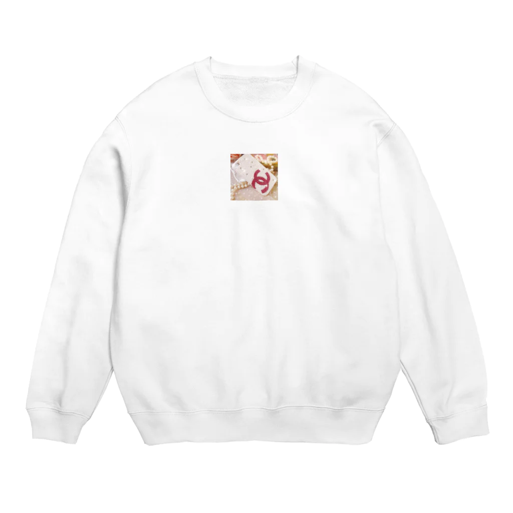 koujjyの手作りラインストーンケースiphone5シャンル IPHONE6ケース ジャケットアイフォン6 plusカバー ブランド Crew Neck Sweatshirt