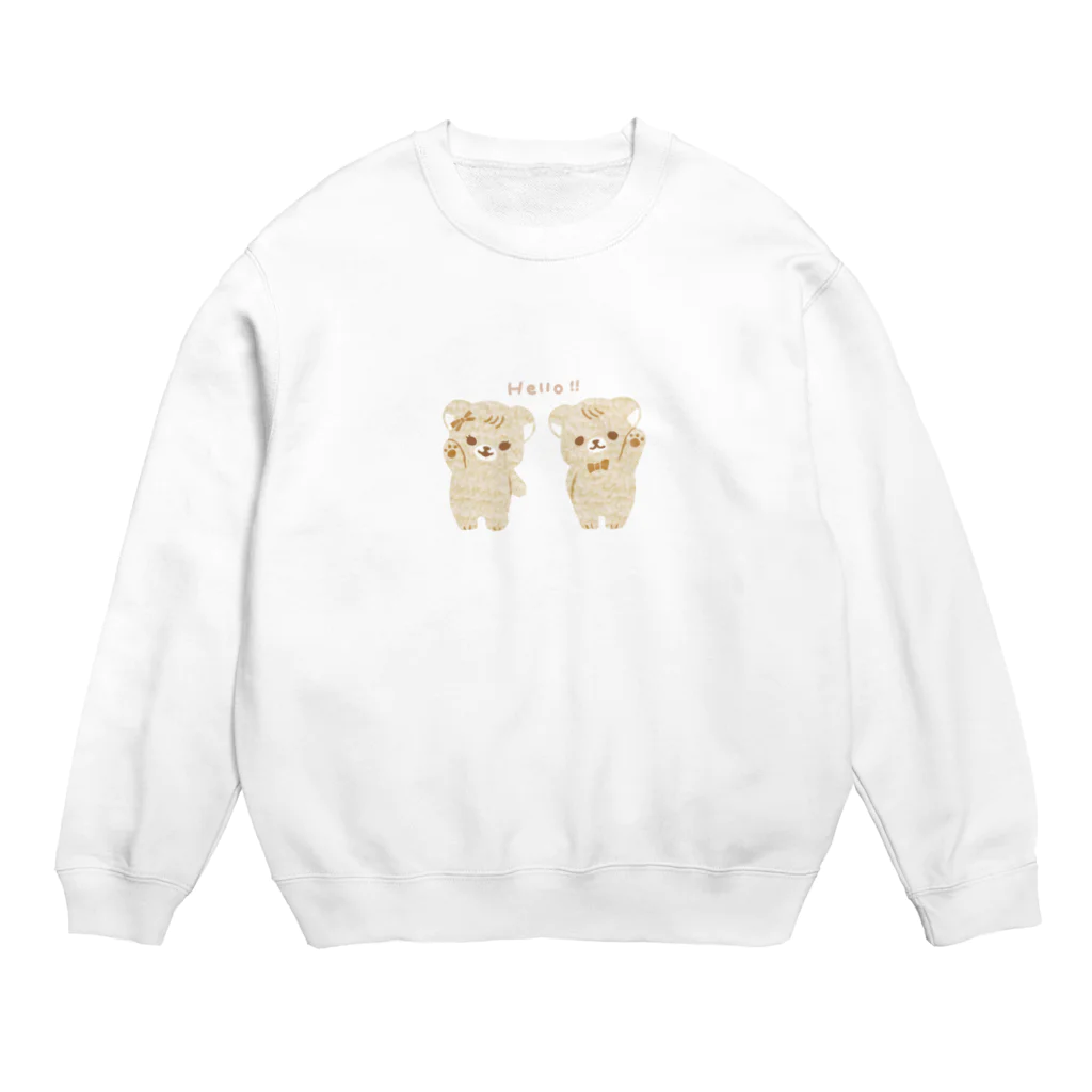 🐻mapi🐻のHello！シリーズ Crew Neck Sweatshirt