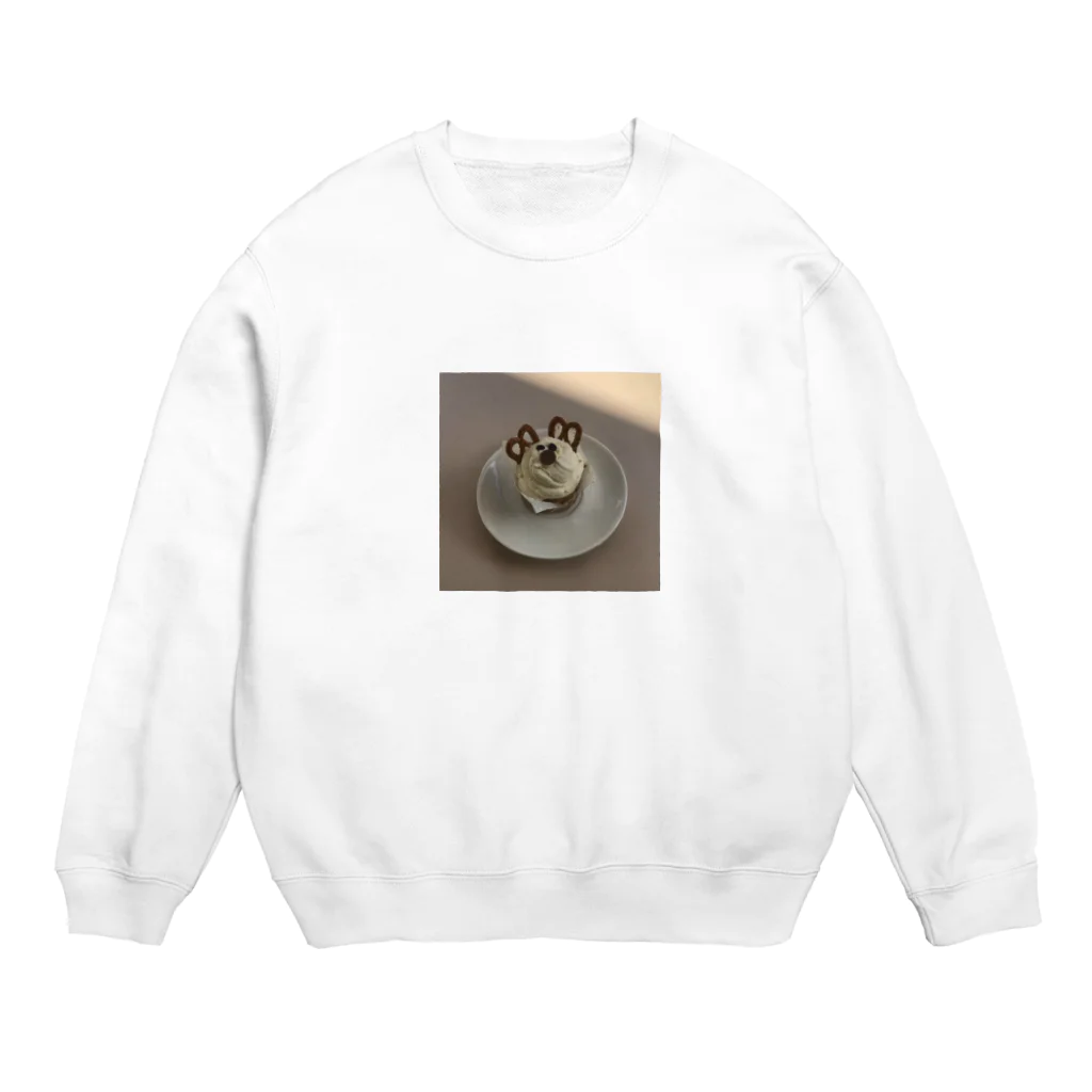 智成のくまパフェ Crew Neck Sweatshirt