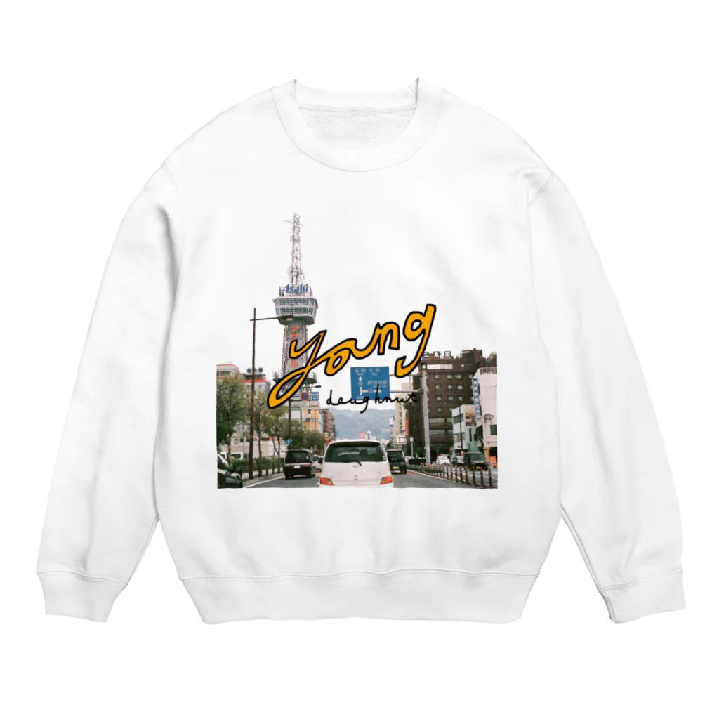 MATSUMOの〈正式〉別府タワーとyoung doughnut Crew Neck Sweatshirt