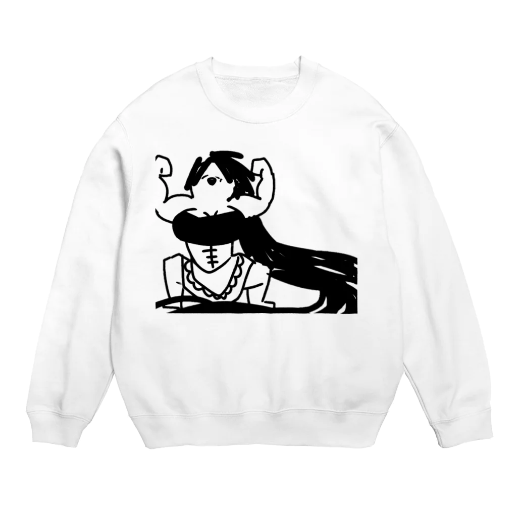 ☓午☓前☓。のラプンツェル Crew Neck Sweatshirt