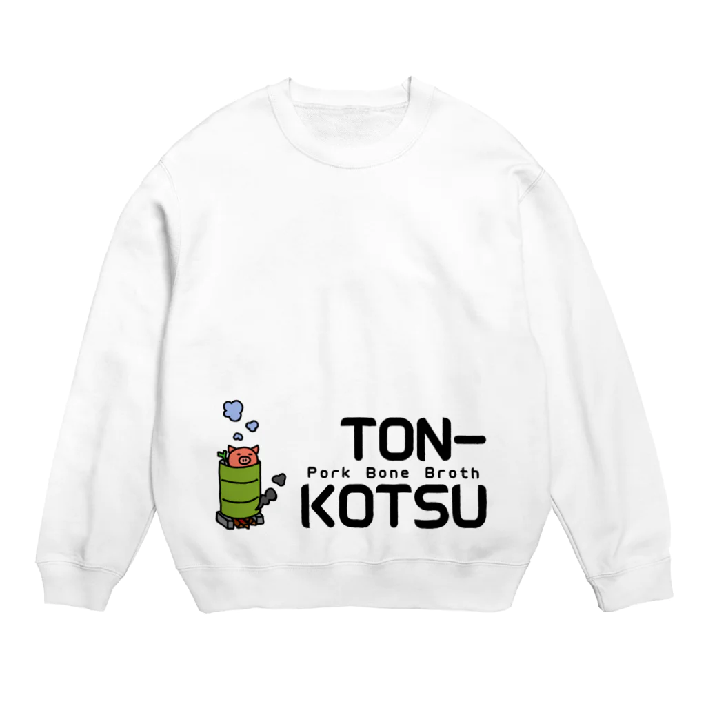 PokuStarの豚骨スープ Crew Neck Sweatshirt