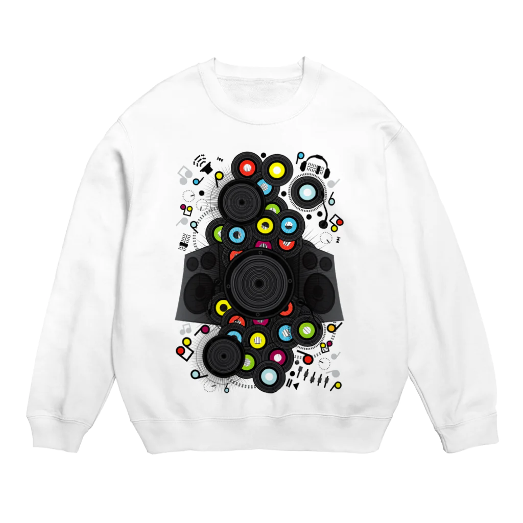 AURA_HYSTERICAの20th-Century Music Crew Neck Sweatshirt